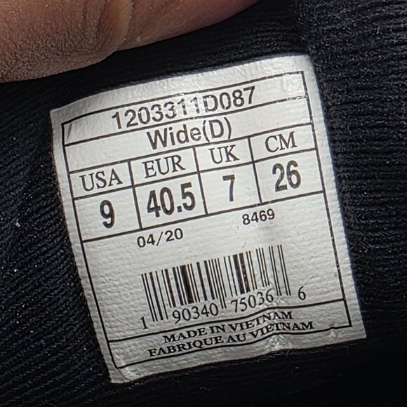 Brooks Cascadia 15 Womens Size 9 Wide Black Shoes Hiking Camping Trails Outdoors - Picture 5 of 15